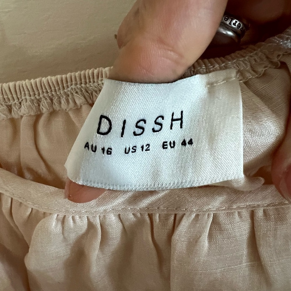 DISSH Cream Ruffle Top - Picture 8 of 9